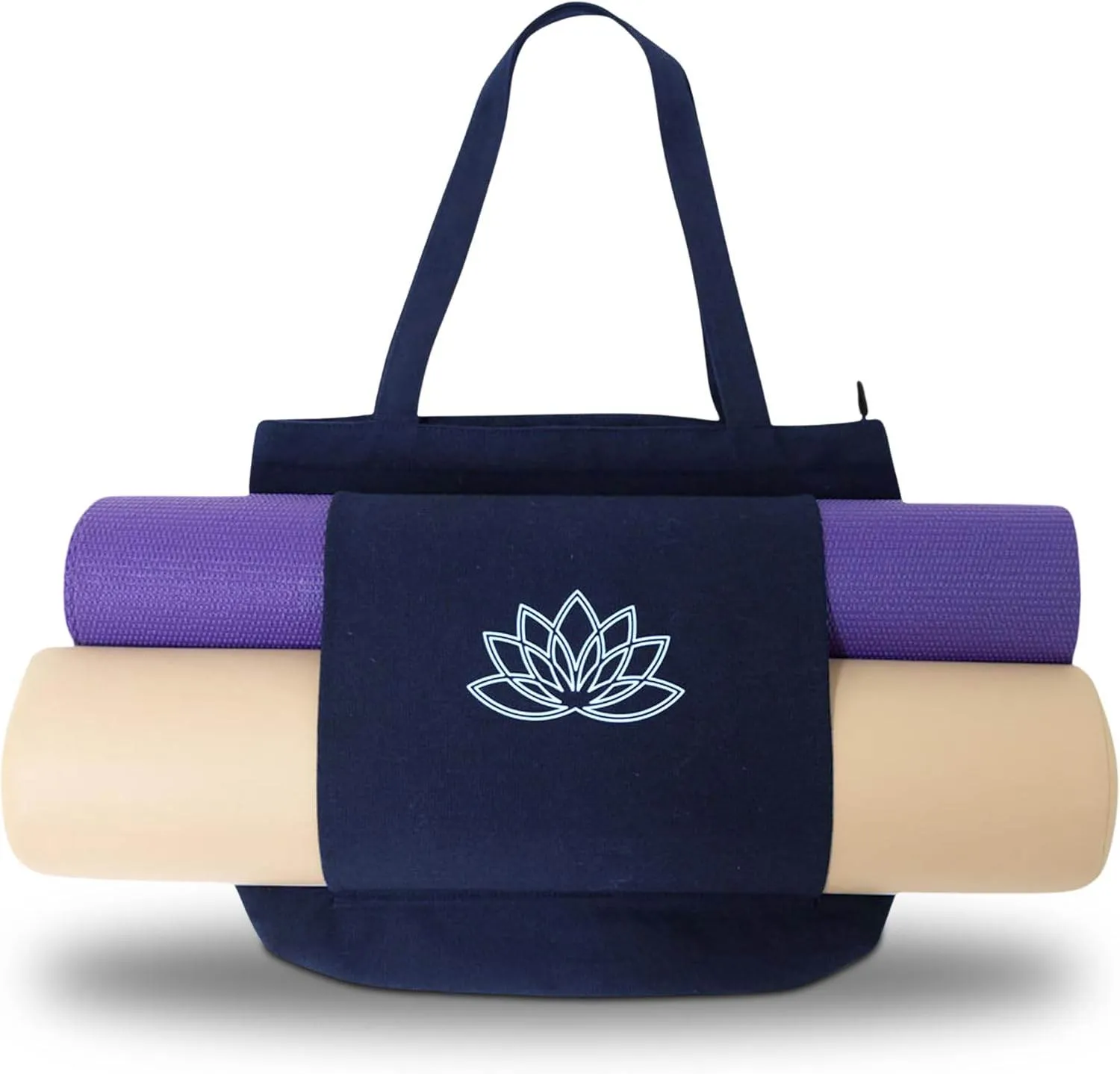Yoga Mat Carrier - Women's Workout Bag - Gym Tote for Yoga Mat & Accessories