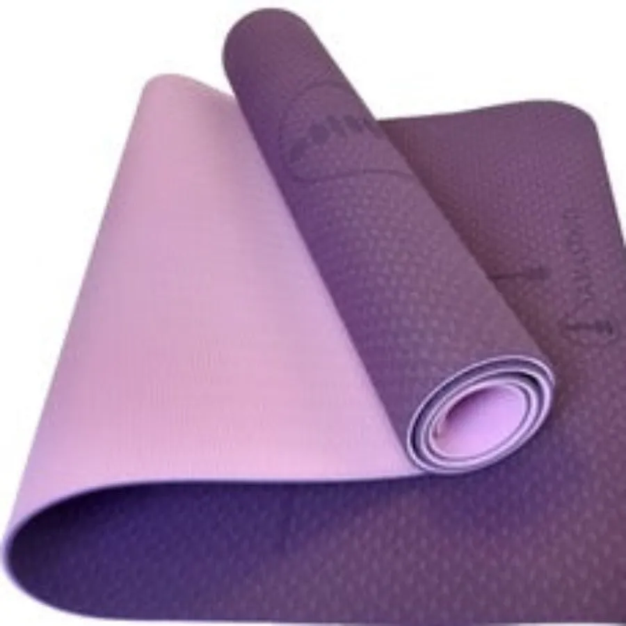 Yoga Mat With Alignment Lines