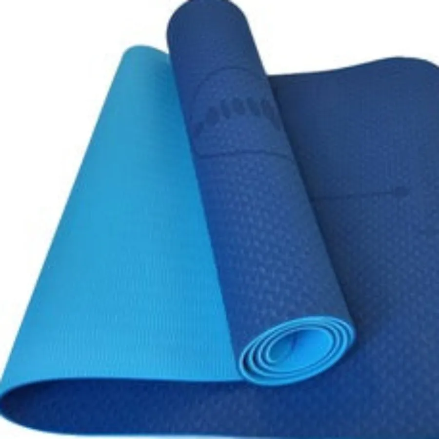 Yoga Mat With Alignment Lines