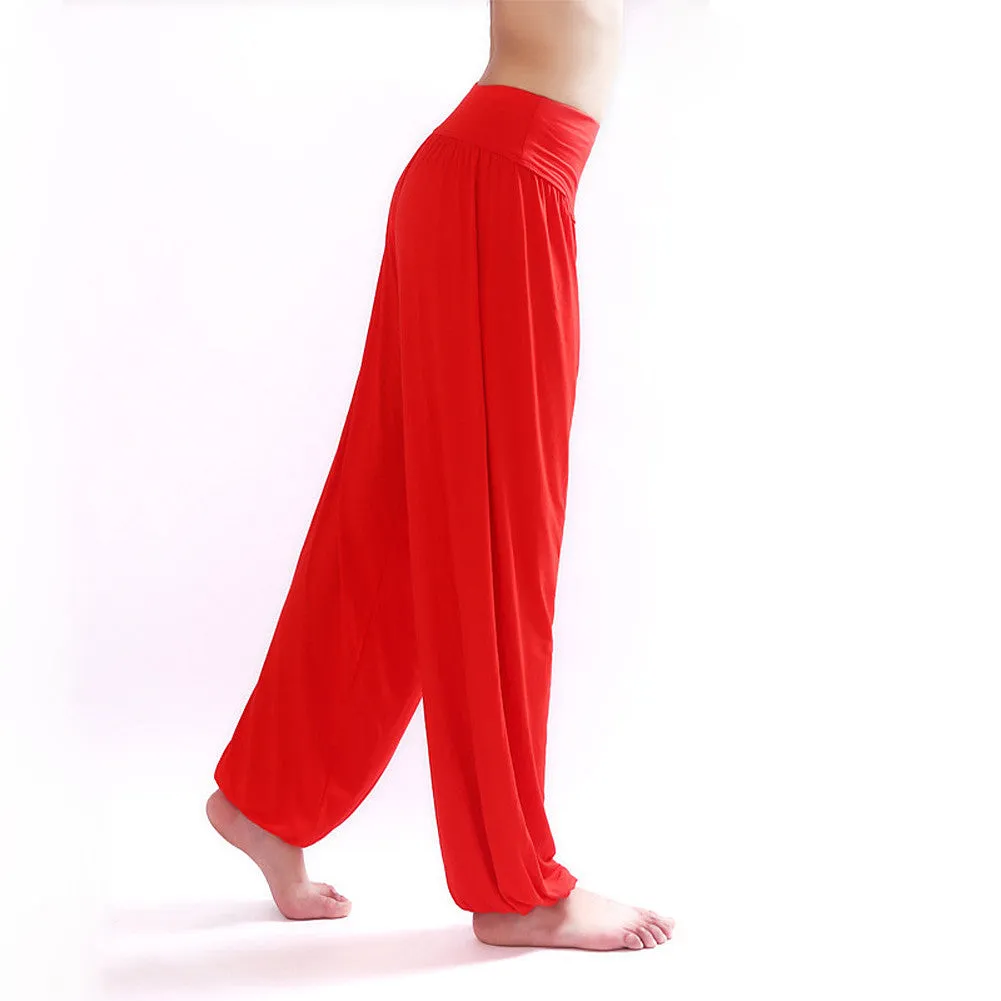 Yoga Pants Women Bloomers Dance Yoga TaiChi Full Length Pants Smooth Antistatic Pants B2C Shop