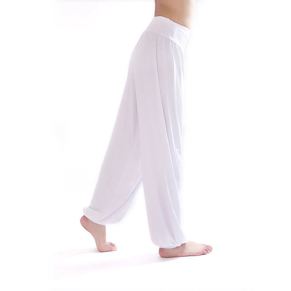 Yoga Pants Women Bloomers Dance Yoga TaiChi Full Length Pants Smooth Antistatic Pants B2C Shop