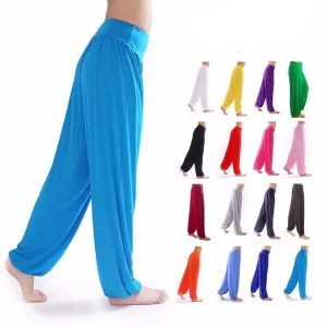 Yoga Pants Women Bloomers Dance Yoga TaiChi Full Length Pants Smooth Antistatic Pants B2C Shop