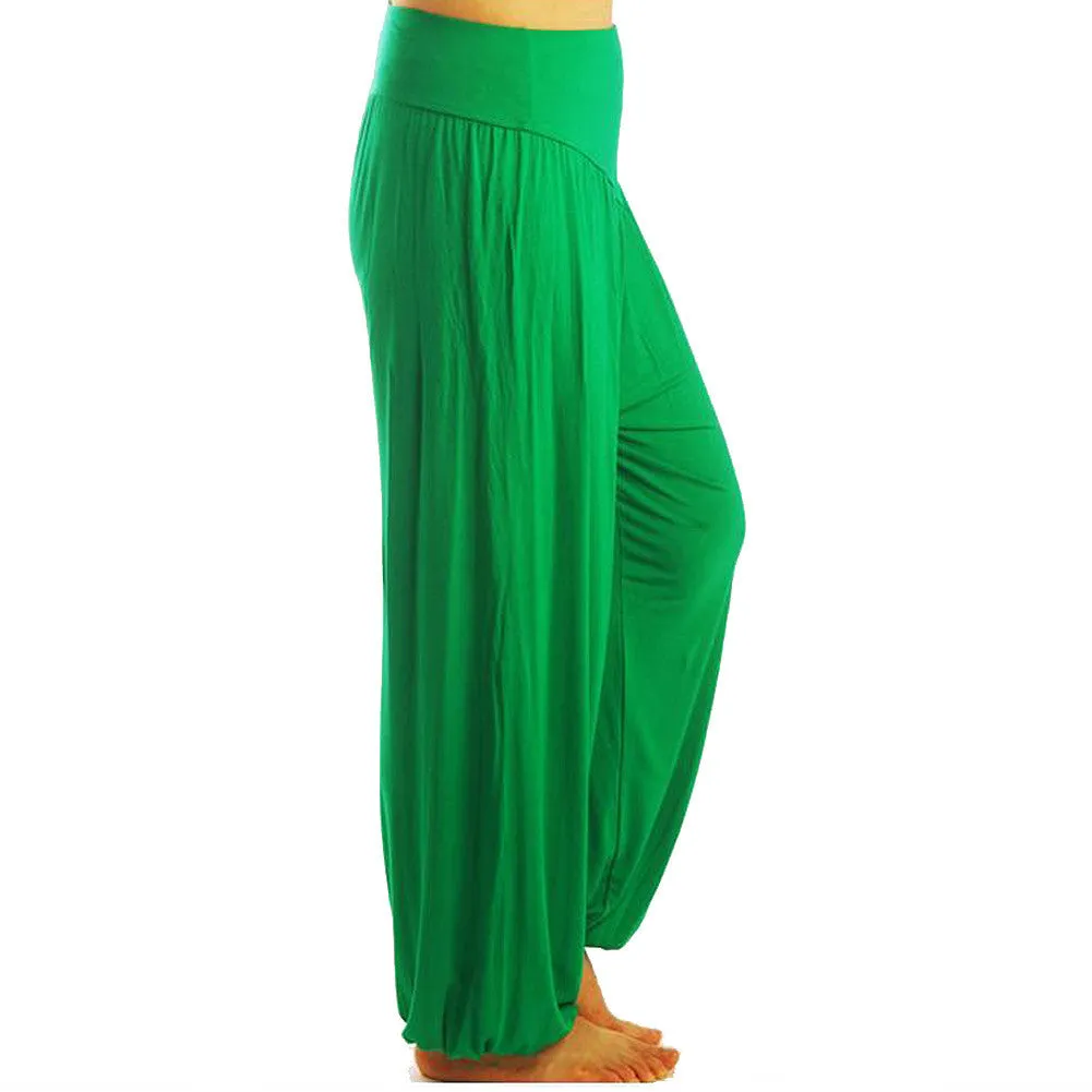 Yoga Pants Women Bloomers Dance Yoga TaiChi Full Length Pants Smooth Antistatic Pants B2C Shop