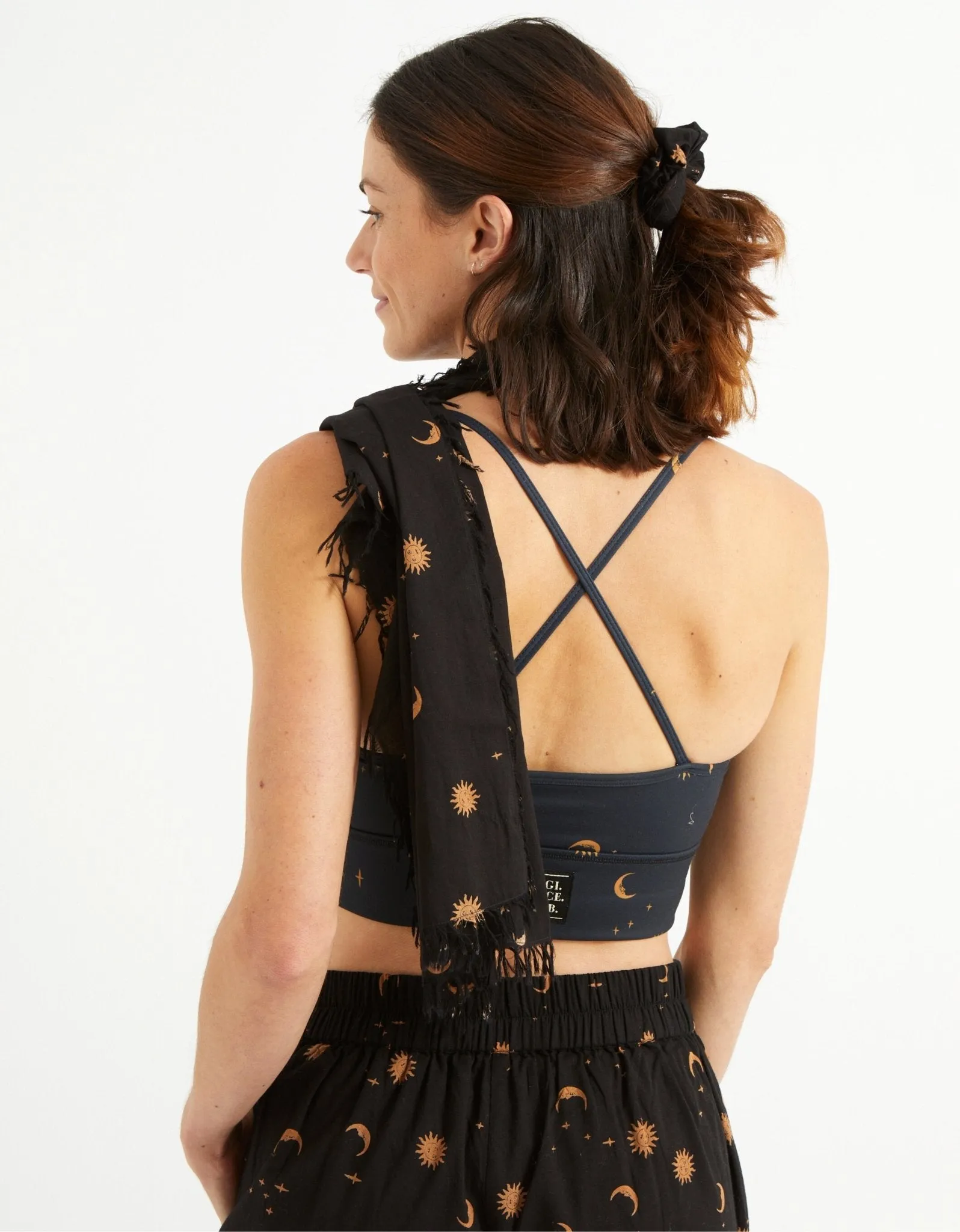 Yoga Scrunchie - Mystic Black