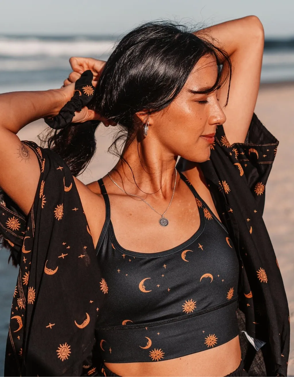 Yoga Scrunchie - Mystic Black