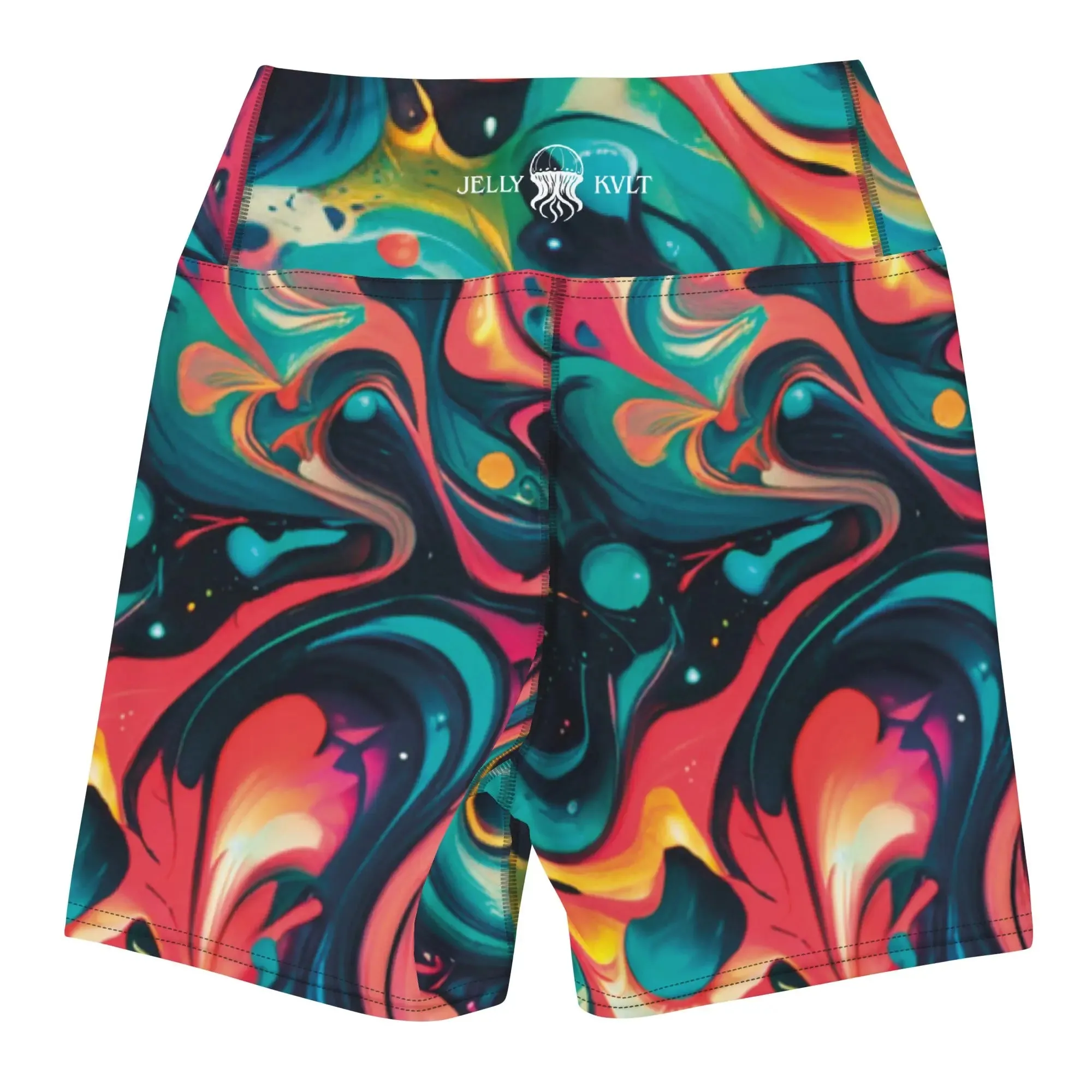 Yoga Shorts - Celestial Splash