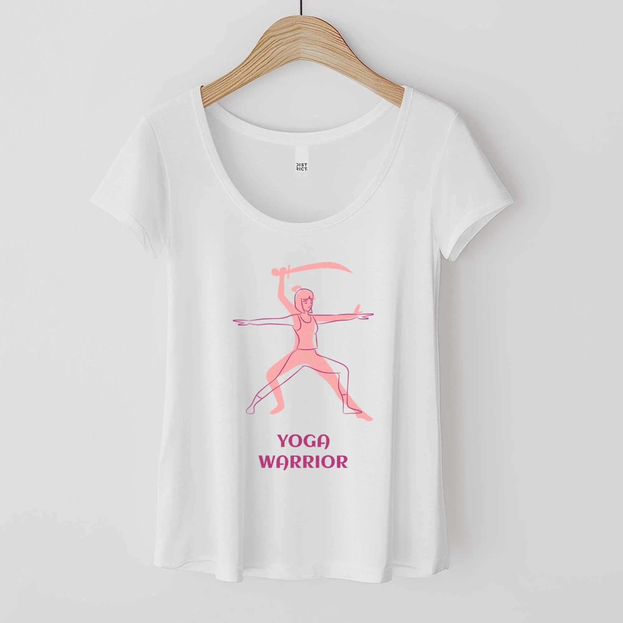 Yoga Warrior - Women's Flex Scoop Neck Tee