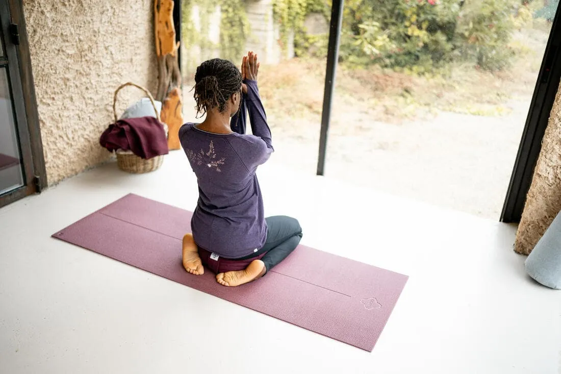 ZAFU / COUSSIN ROND  DE YOGA ET MEDITATION GRIS CHINE