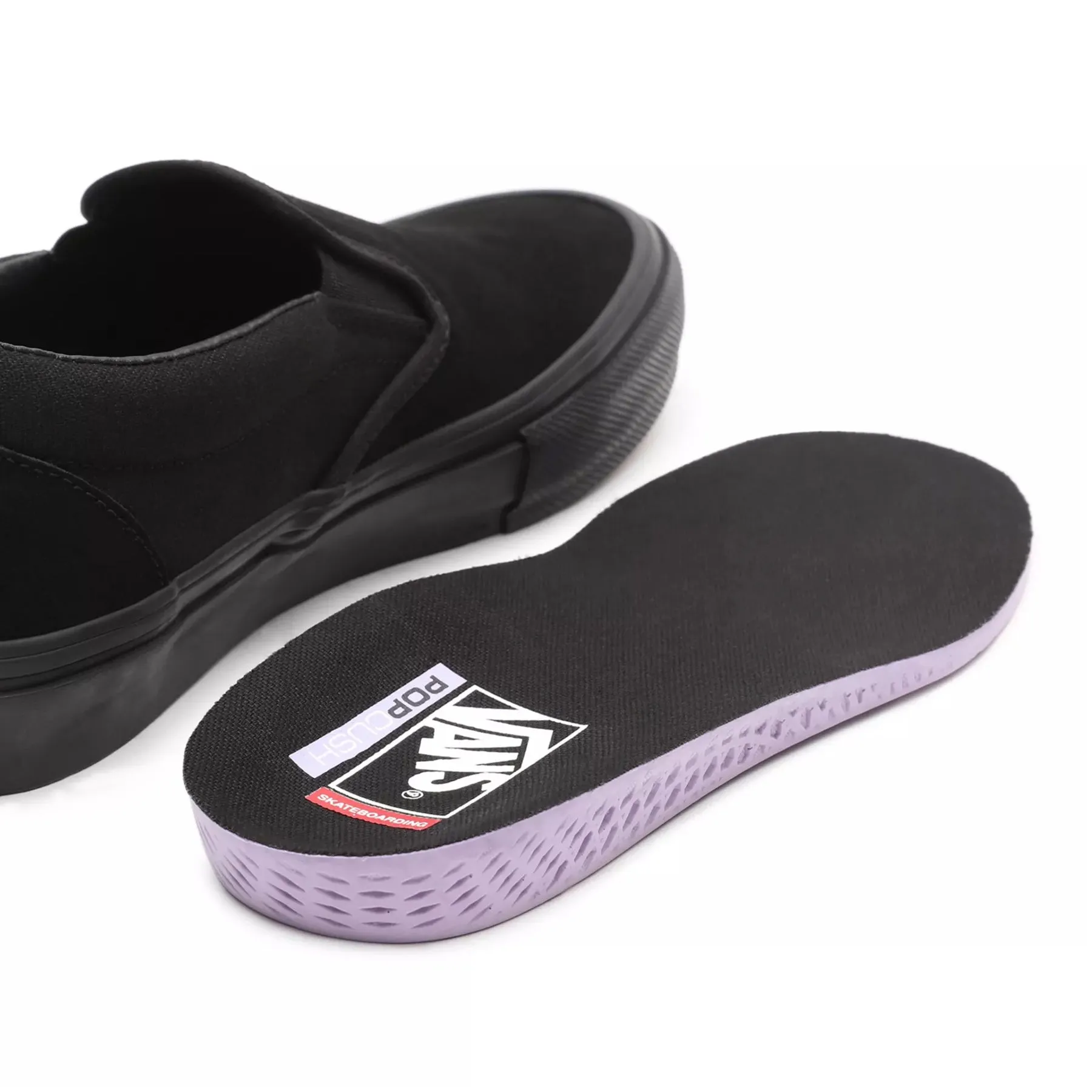 Zapatillas Vans Skate Slip-On Black Black