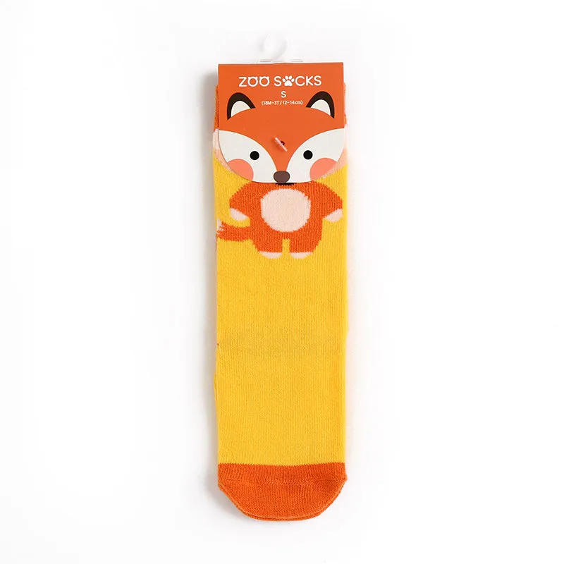 Zoo Fox Knee Non-Slip Socks V1303