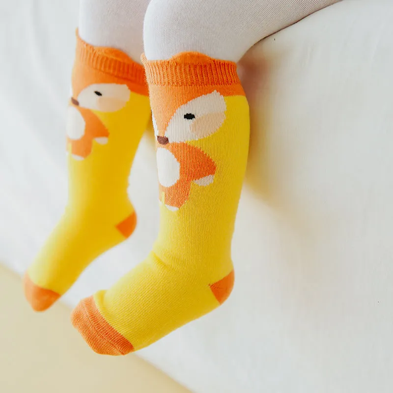 Zoo Fox Knee Non-Slip Socks V1303