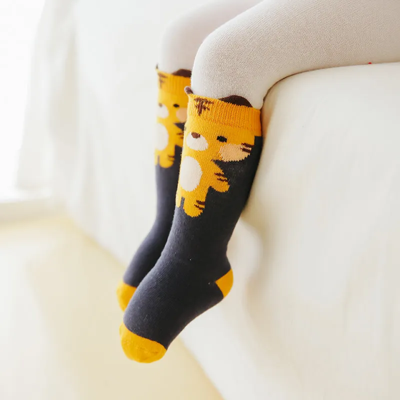 Zoo Tiger Knee Non-Slip Socks V1307