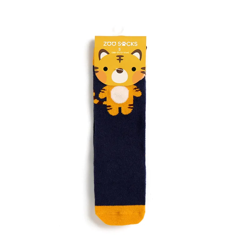 Zoo Tiger Knee Non-Slip Socks V1307